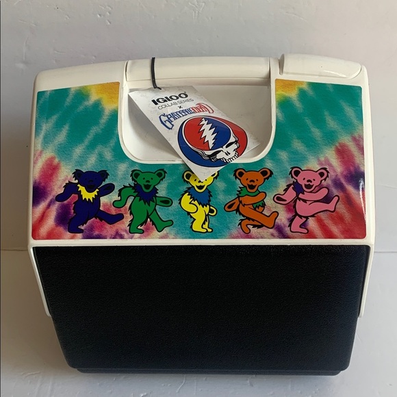Grateful Dead Dancing Bears Limited Edition 7 Qt Igloo Playmate Cooler NWT